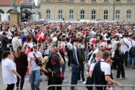 25.05.25 VfB Stuttgart Feier und Autokorso DFB-Pokal Sieg Stuttgart Schlossplatz