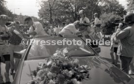 17.05.1992 VfB Stuttgart Meisterschaft Autokorso