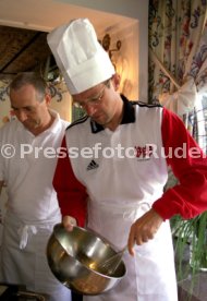 VfB Stuttgart Trainingslager Schruns 1999 li. Roy Kieferle re. Ralf Rangnick Foto Rudel