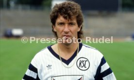 30.07.90 Karlsruher SC Fototermin Saison 1990/1991