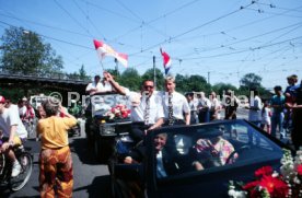 17.05.1992 VfB Stuttgart Meisterschaft Autokorso