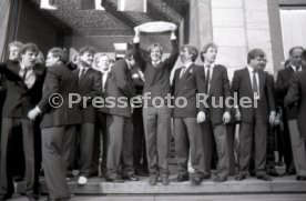 26.05.1984 VfB Stuttgart Meisterschaft 1984 Empfang Rathaus