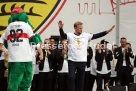 25.05.25 VfB Stuttgart Feier und Autokorso DFB-Pokal Sieg Stuttgart Schlossplatz