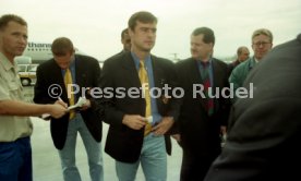13.06.97 VfB Stuttgart Abflug Berlin DFB-Pokal Finale 1997