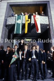 26.05.1984 VfB Stuttgart Meisterschaft 1984 Empfang Rathaus