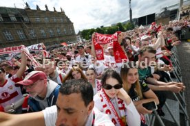 25.05.25 VfB Stuttgart Feier und Autokorso DFB-Pokal Sieg Stuttgart Schlossplatz