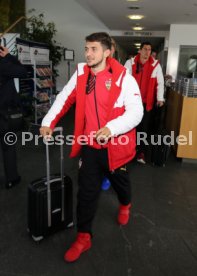 VfB Stuttgart Ankunft Flughafen Stuttgart Kurztrainingslager Mallorca