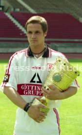 15.07.97 VfB Stuttgart Fototermin DFB-Pokal Sieger 1997