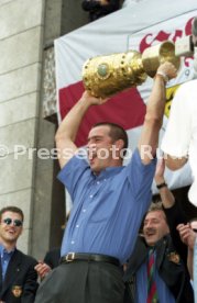 15.06.97 VfB Stuttgart Empfang am Rathaus DFB-Pokal Sieg 1997