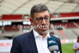 03.06.22 VfB Stuttgart Baggerbiss Umbau Mercedes-Benz Arena Haupttribüne