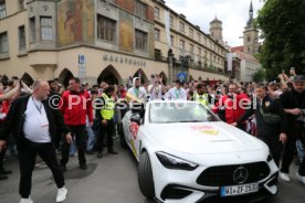 25.05.25 VfB Stuttgart Feier und Autokorso DFB-Pokal Sieg Stuttgart Schlossplatz