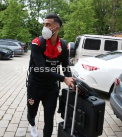 12.05.21 VfB Stuttgart Ankunft Spieler Quarant&auml;ne Trainingslager Wald-Hotel Stuttgart
