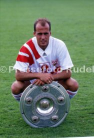 10.07.1992 VfB Stuttgart Fototermin Meisterschaft