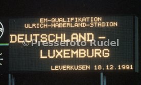 18.12.91 Deutschland - Luxemburg