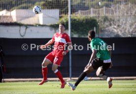 VfB Stuttgart Trainingslager La Manga 2019 Testspiel VfB Stuttgart - Cercle Br&uuml;gge