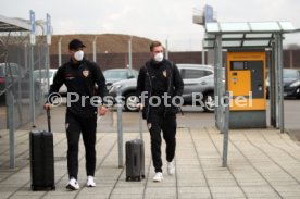23.01.22 VfB Stuttgart Abflug Trainingslager Marbella