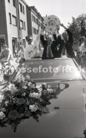 17.05.1992 VfB Stuttgart Meisterschaft Autokorso