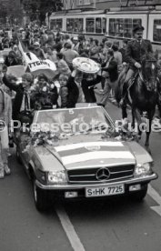 26.05.1984 VfB Stuttgart Meisterschaft 1984 Autokorso Bad Cannstatt