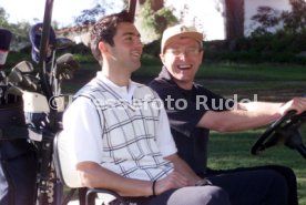 VfB Stuttgart Trainingslager Portugal 2000 li. Sreto Ristic re. Ralf Rangnick Foto Rudel