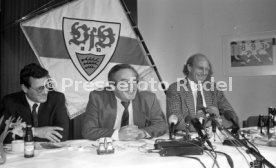 16.01.90 VfB Stuttgart PK Vorstellung Manager Hoene&szlig;