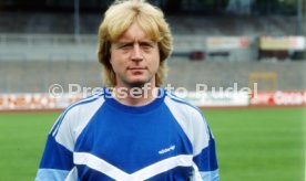 28.06.88 Karlsruher SC Fototermin Saison 1988/1989