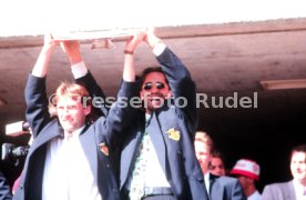 17.05.1992 VfB Stuttgart Meisterschaft Empfang im Stadion