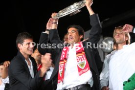 19.05.07 VfB Stuttgart Meisterschaft 2007 Empfang Schlossplatz