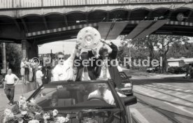 17.05.1992 VfB Stuttgart Meisterschaft Autokorso