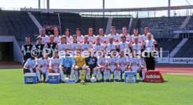 08.07.97 VfB Stuttgart Fototermin Saison 1997/1998