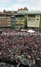 15.06.97 VfB Stuttgart Empfang am Rathaus DFB-Pokal Sieg 1997