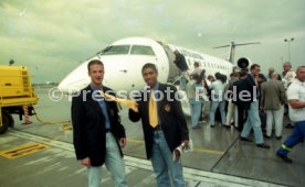 13.06.97 VfB Stuttgart Abflug Berlin DFB-Pokal Finale 1997
