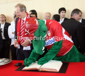 27.05.07 VfB Stuttgart Meisterschaft 2007 Empfang Rathaus Stuttgart