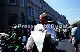 17.05.1992 VfB Stuttgart Meisterschaft Autokorso