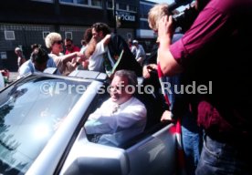 17.05.1992 VfB Stuttgart Meisterschaft Autokorso