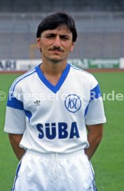 28.06.88 Karlsruher SC Fototermin Saison 1988/1989