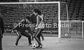18.01.87 Stuttgarter Kickers Training Schleyer-Halle