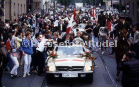 26.05.1984 VfB Stuttgart Meisterschaft 1984 Autokorso Bad Cannstatt