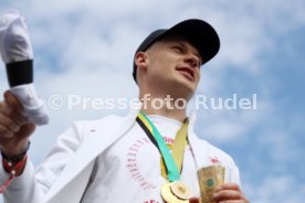 25.05.25 VfB Stuttgart Feier und Autokorso DFB-Pokal Sieg Stuttgart Schlossplatz
