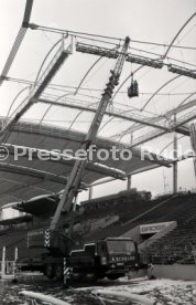 16.02.93 VfB Stuttgart Baustelle Neckarstadion
