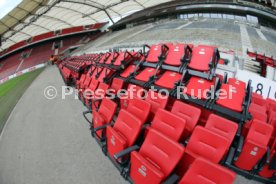 03.06.22 VfB Stuttgart Baggerbiss Umbau Mercedes-Benz Arena Haupttribüne