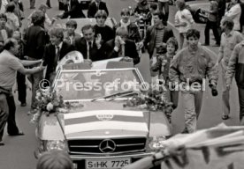 26.05.1984 VfB Stuttgart Meisterschaft 1984 Autokorso Bad Cannstatt