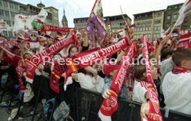 15.06.97 VfB Stuttgart Empfang am Rathaus DFB-Pokal Sieg 1997