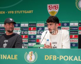 22.05.26 VfB Stuttgart Pressekonferenz DFB-Pokal Finale 2025/2026 Berlin