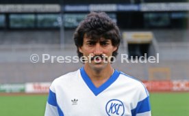 28.06.88 Karlsruher SC Fototermin Saison 1988/1989