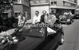 17.05.1992 VfB Stuttgart Meisterschaft Autokorso