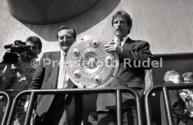 17.05.1992 VfB Stuttgart Meisterschaft Empfang im Stadion