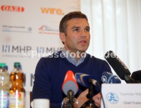 Stuttgarter Kickers Pressekonferenz