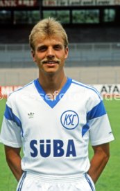 28.06.88 Karlsruher SC Fototermin Saison 1988/1989