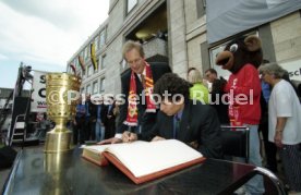 15.06.97 VfB Stuttgart Empfang am Rathaus DFB-Pokal Sieg 1997