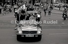 26.05.1984 VfB Stuttgart Meisterschaft 1984 Autokorso Bad Cannstatt